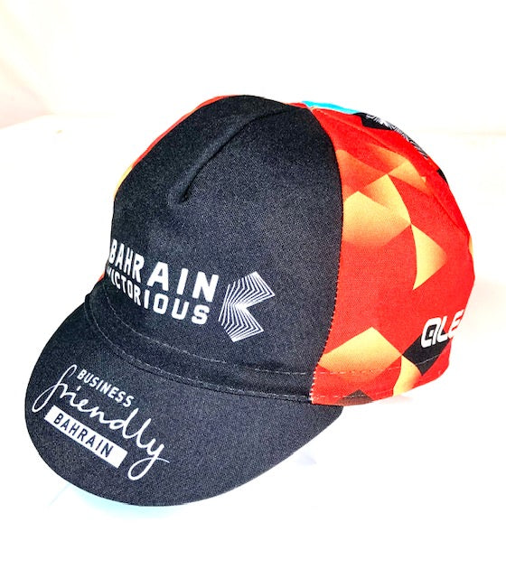 2022 Bahrain Victorious Team Cycling Cap - Made in Italy by Apis