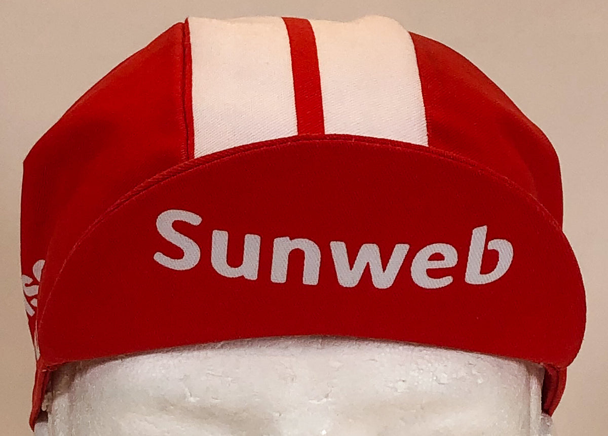 2019 Sunweb Craft Pro Team Cycling Cap in Red | Cento Cycling