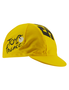 Official Tour de France General Classification Leader Yellow Cycling Cap by Santini