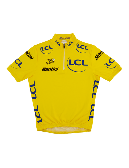 Official 2025 Tour de France General Classification Leader Kids Yellow Jersey by Santini