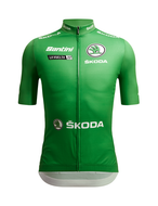Official 2022 La Vuelta Green Sprint Leader Mens Jersey by Santini