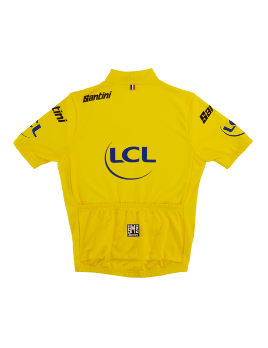 Official 2025 Tour de France General Classification Leader Kids Yellow Jersey by Santini