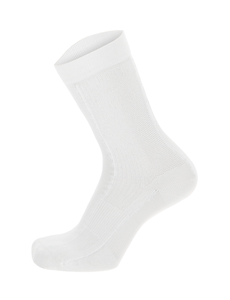 Cubo Profile Cycling Socks - White by Santini | Cento Cycling