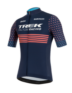 2022 Team Trek Factory Racing Men's Short Sleeve Cycling Jersey by Santini | Cento Cycling
