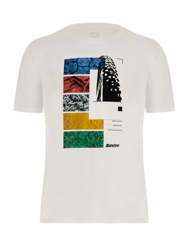 UCI World Champion MTB Off-Road T-Shirt by Santini