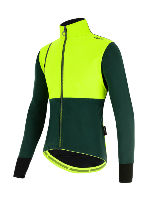 Vega Absolute Winter Cycling Jacket Green by Santini