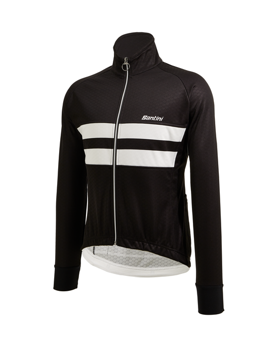 Colore Halo Cycling Jacket Black by Santini