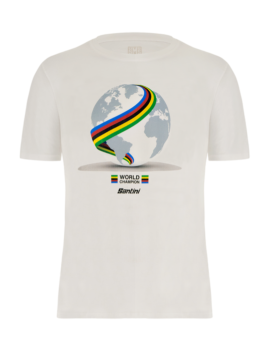 UCI World Champion Global Core T-Shirt by Santini