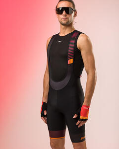 Official 2022 La Vuelta Madrid Stage 21 Mens Bibshort by Santini