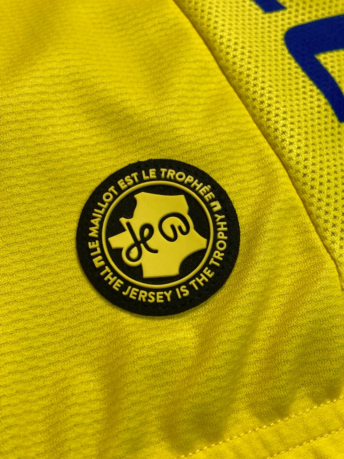 Official 2022 Men's Tour de France General Classification Yellow Leader's Jersey - by Santini