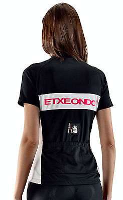 Etxeondo Andre Women's Short Sleeve Cycling Jersey in Black 