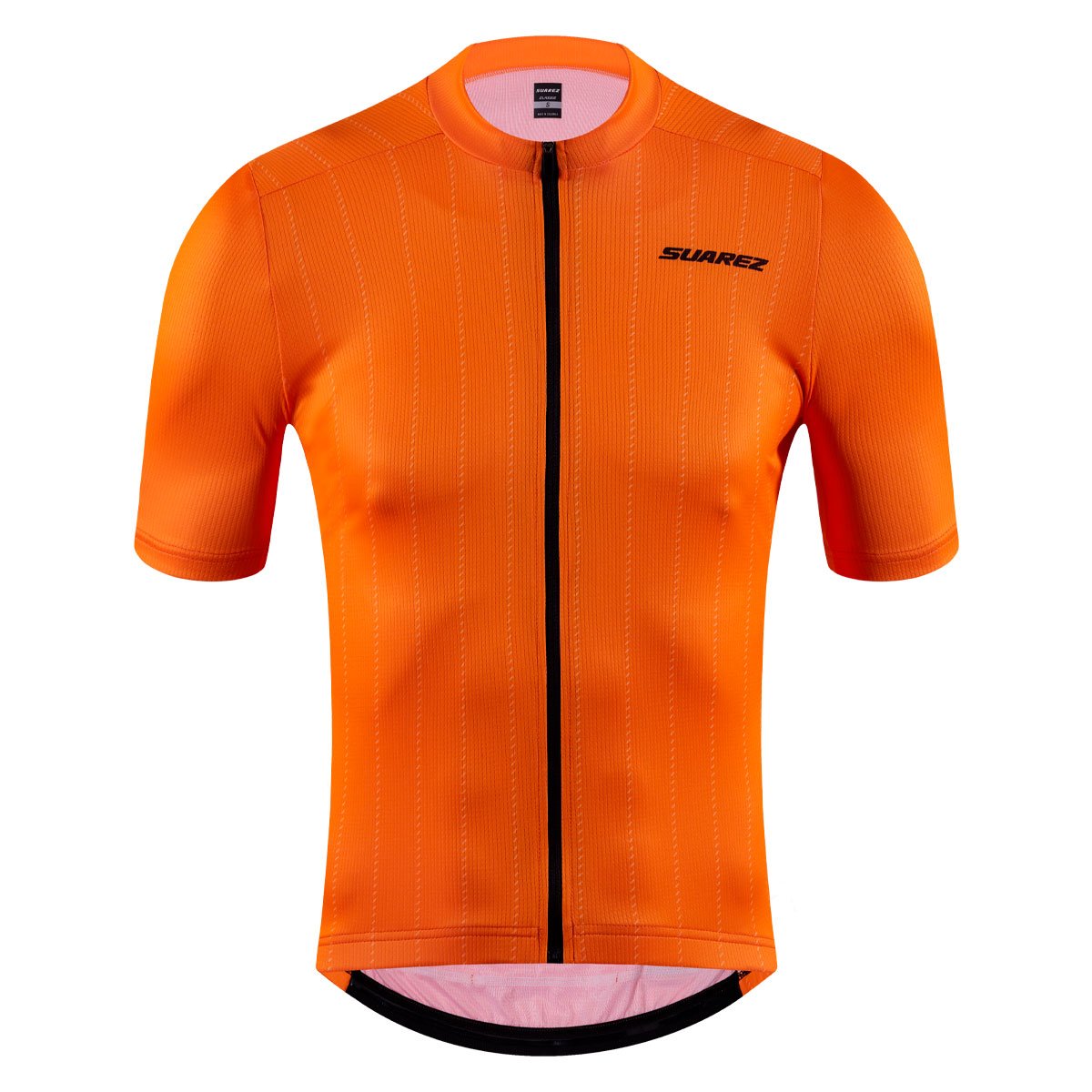 2021 Suarez Musk Mens Short Sleeve Cycling Jersey in Orange by Suarez | Cento Cycling