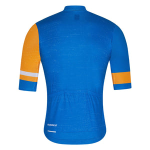2022 Oslo Mens Classic Short Sleeve Cycling Jersey Blue by Suarez