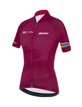 UCI Womens World Tour ECO Short Sleeve Cycling Jersey Purple by Santini