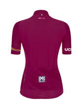 UCI Womens World Tour ECO Short Sleeve Cycling Jersey Purple by Santini
