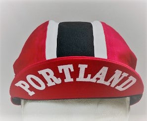 Portland Cycling Cap in Red - exclusively for Cento by Headdy