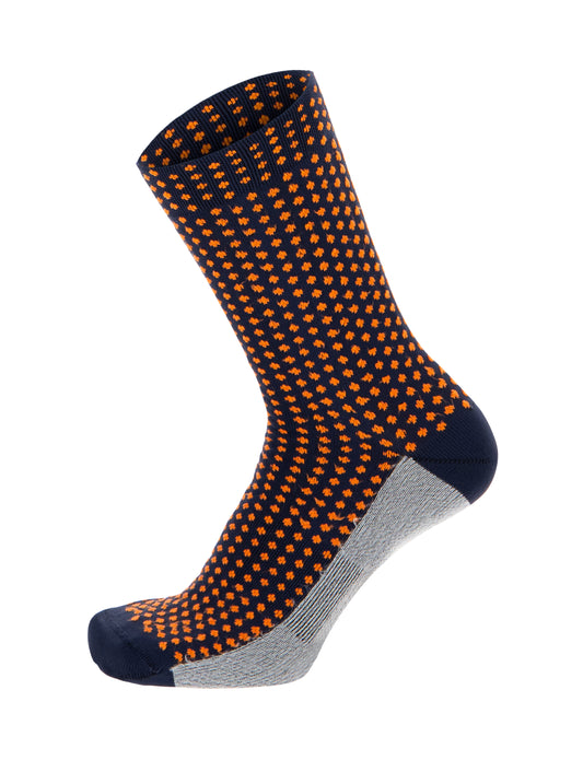 Sfera Mid Profile Cycling Socks - Blue by Santini | Cento Cycling
