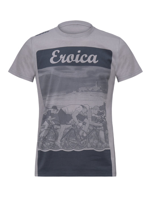 Eroica Epoca T-Shirt Grey by Santini