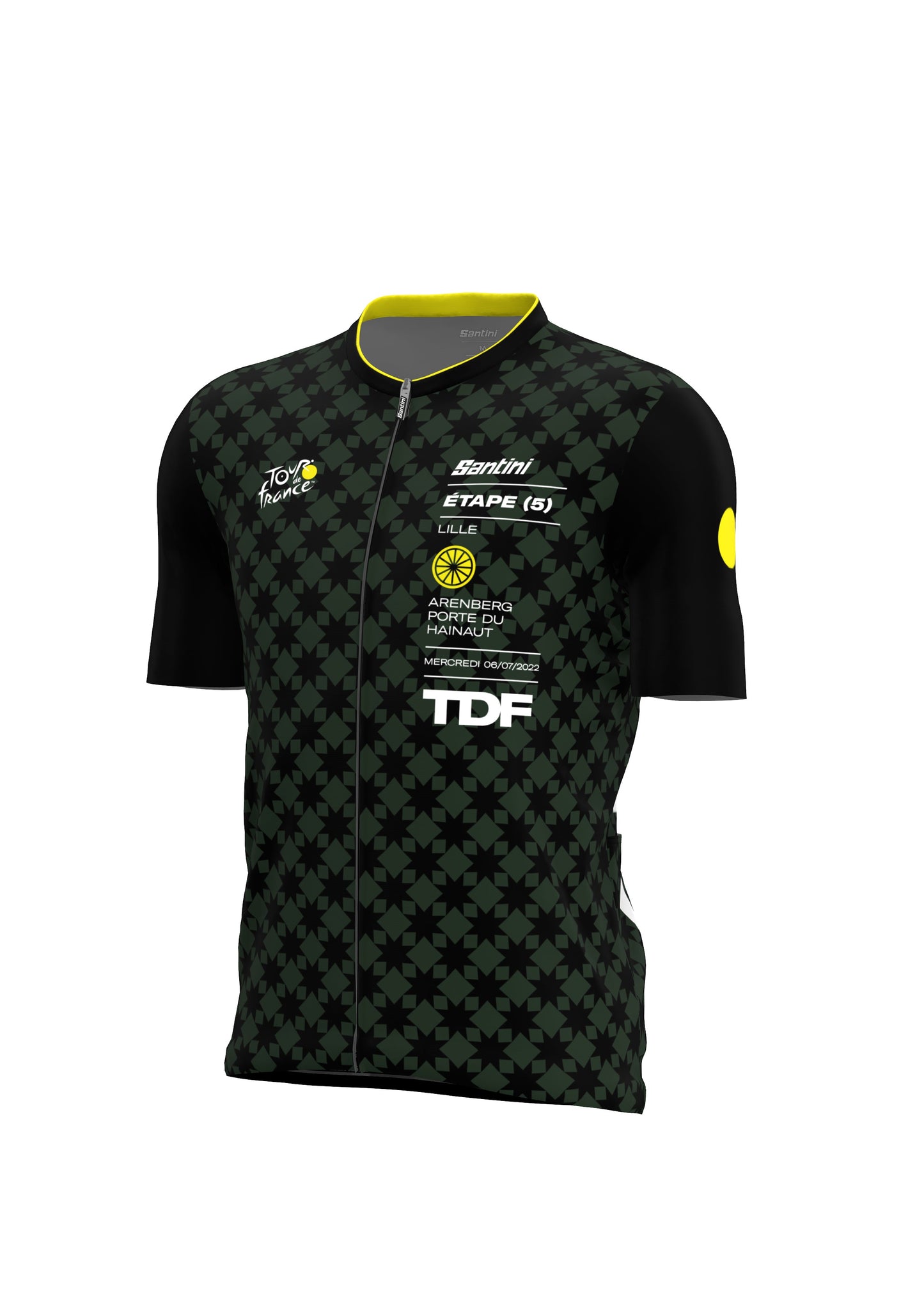 Official 2022 Mens Tour de France Arenberg Jersey - by Santini | Cento Cycling
