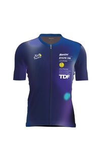 Official 2022 Mens Tour de France Lourdes Jersey - by Santini | Cento Cycling