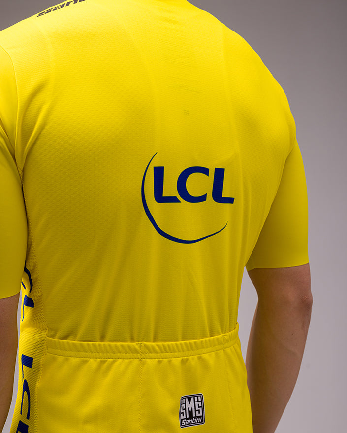 Official 2022 Men's Tour de France General Classification Yellow Leader's Jersey - by Santini