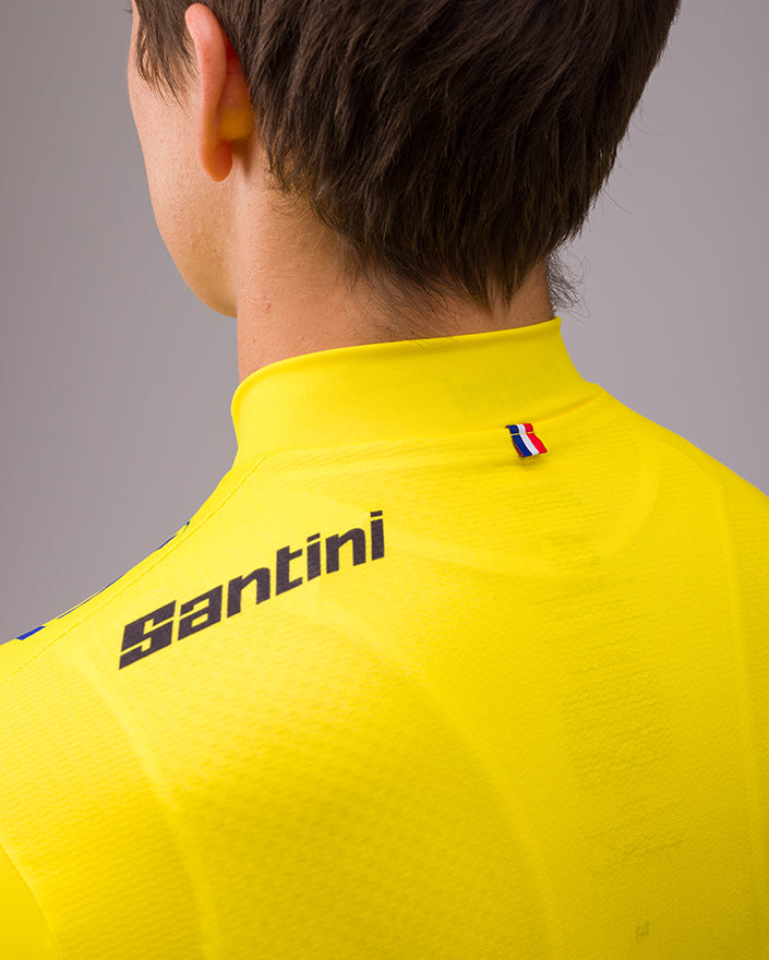 Official 2022 Men's Tour de France General Classification Yellow Leader's Jersey - by Santini