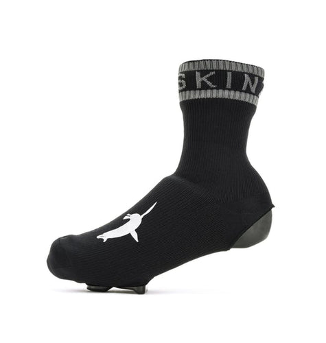2022 Waterproof All Weather Cycle Oversock - Black by Sealskinz | Cento Cycling