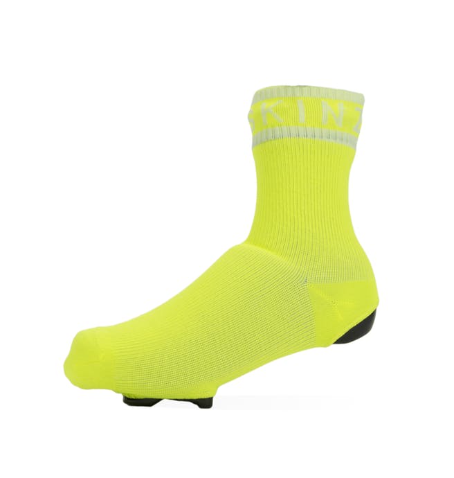 2019/20 Waterproof All Weather Cycle Oversock - Yellow - Sealskinz
