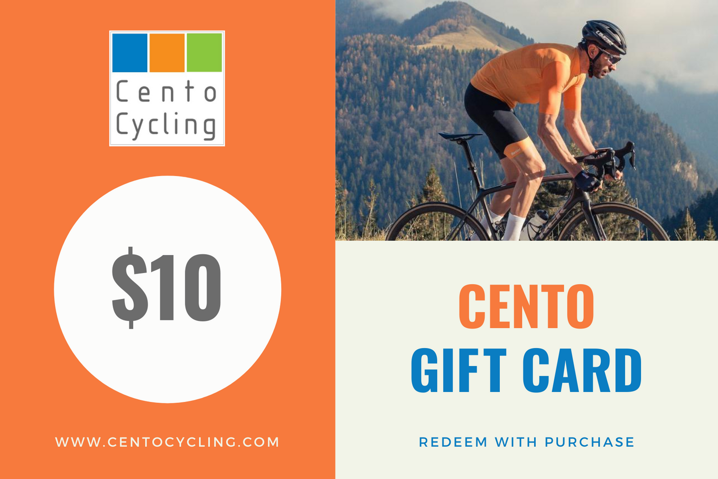 Cento Cycling Gift Card