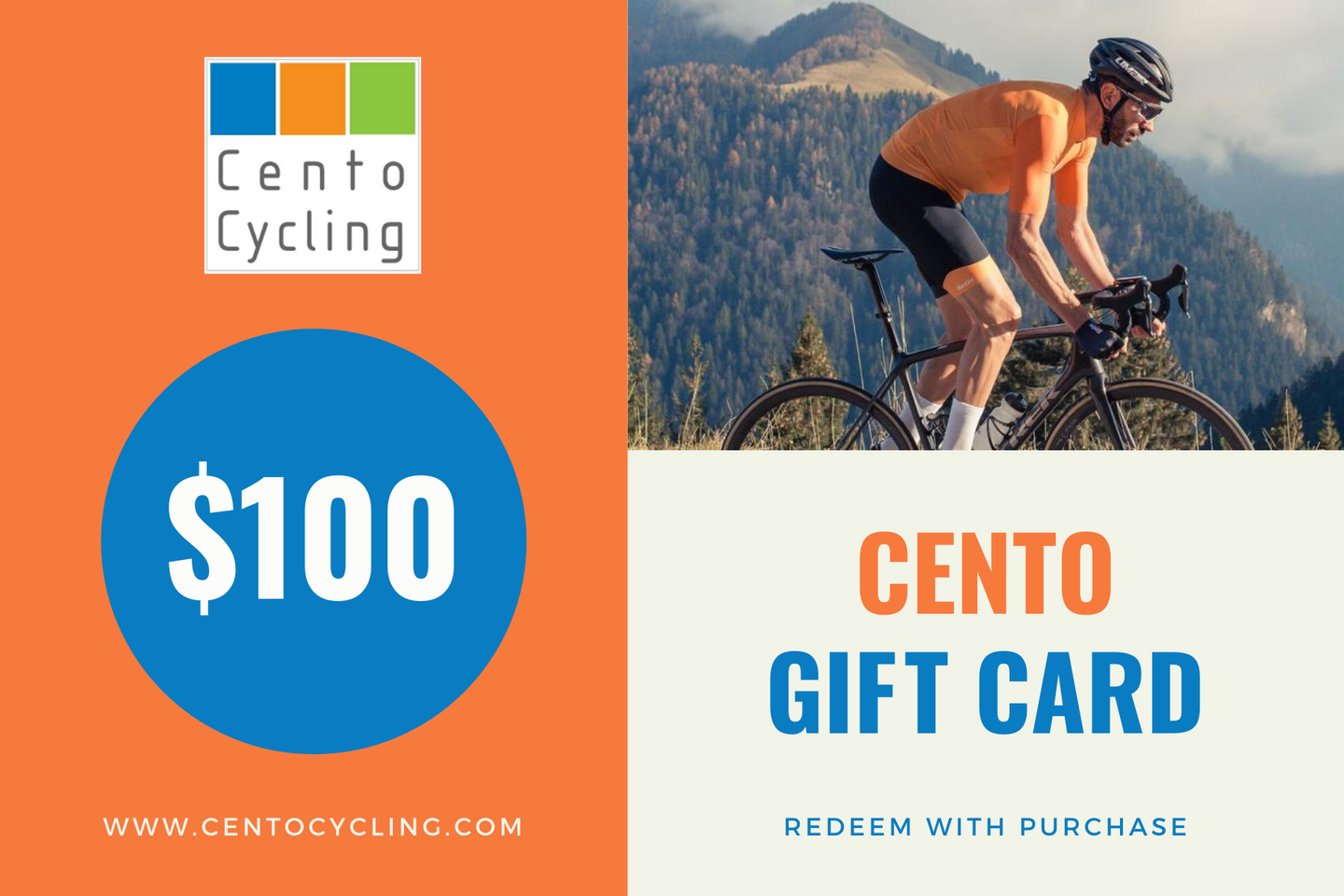 Cento Cycling Gift Card