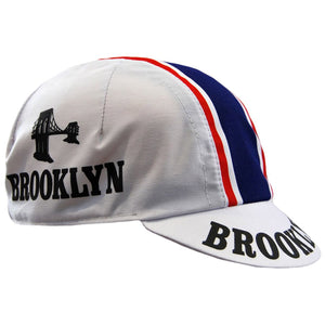 Brooklyn Cycling Cap Cappellino Bianco in White by Headdy | Cento Cycling