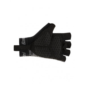 2021 Dinamo Summer Cycling Gloves in Black by Santini | Cento Cycling