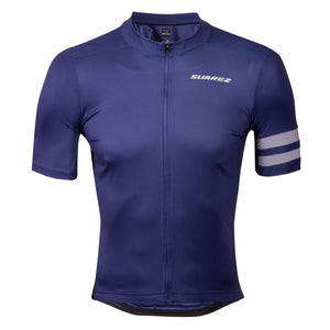 Fonte Blueprint Mens Classic Short Sleeve Cycling Jersey in Blue by Suarez