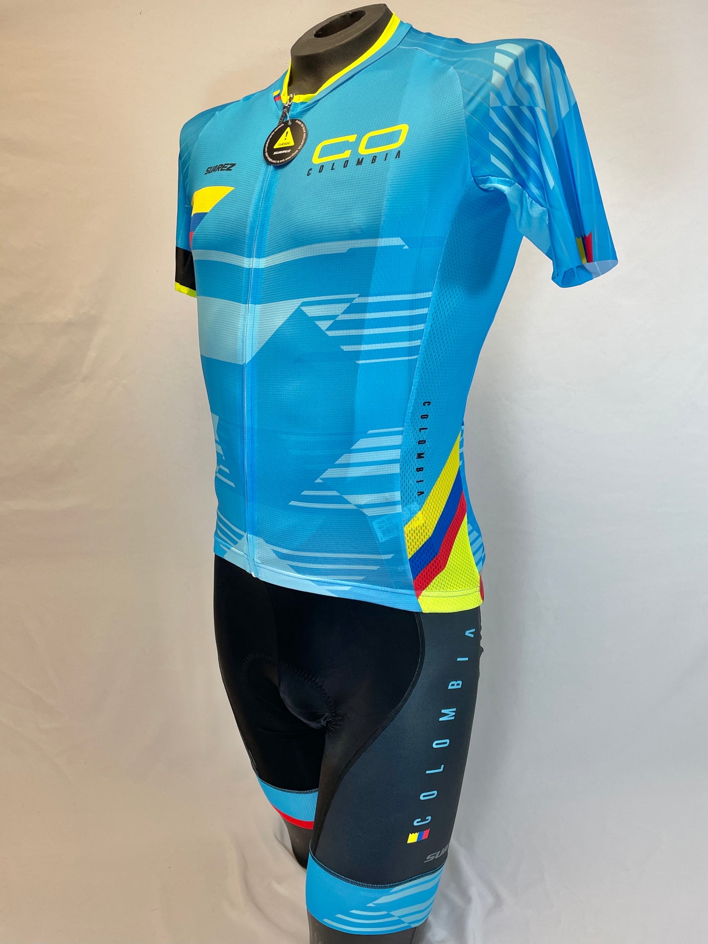 2017 Colombian Collection Jersey in Blue - Made in Columbia | Cento Cycling