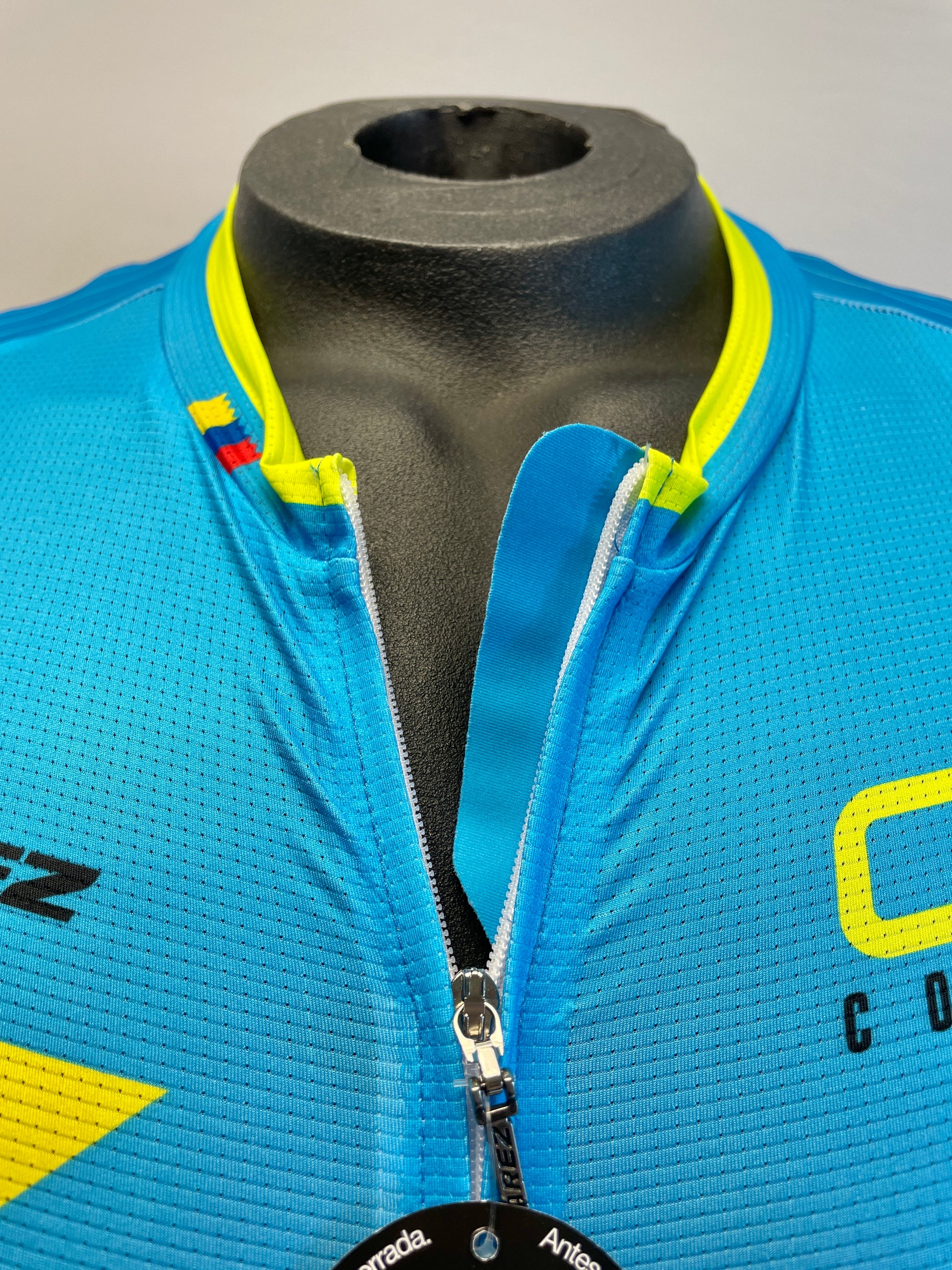 2017 Colombian Collection Jersey in Blue - Made in Columbia | Cento Cycling