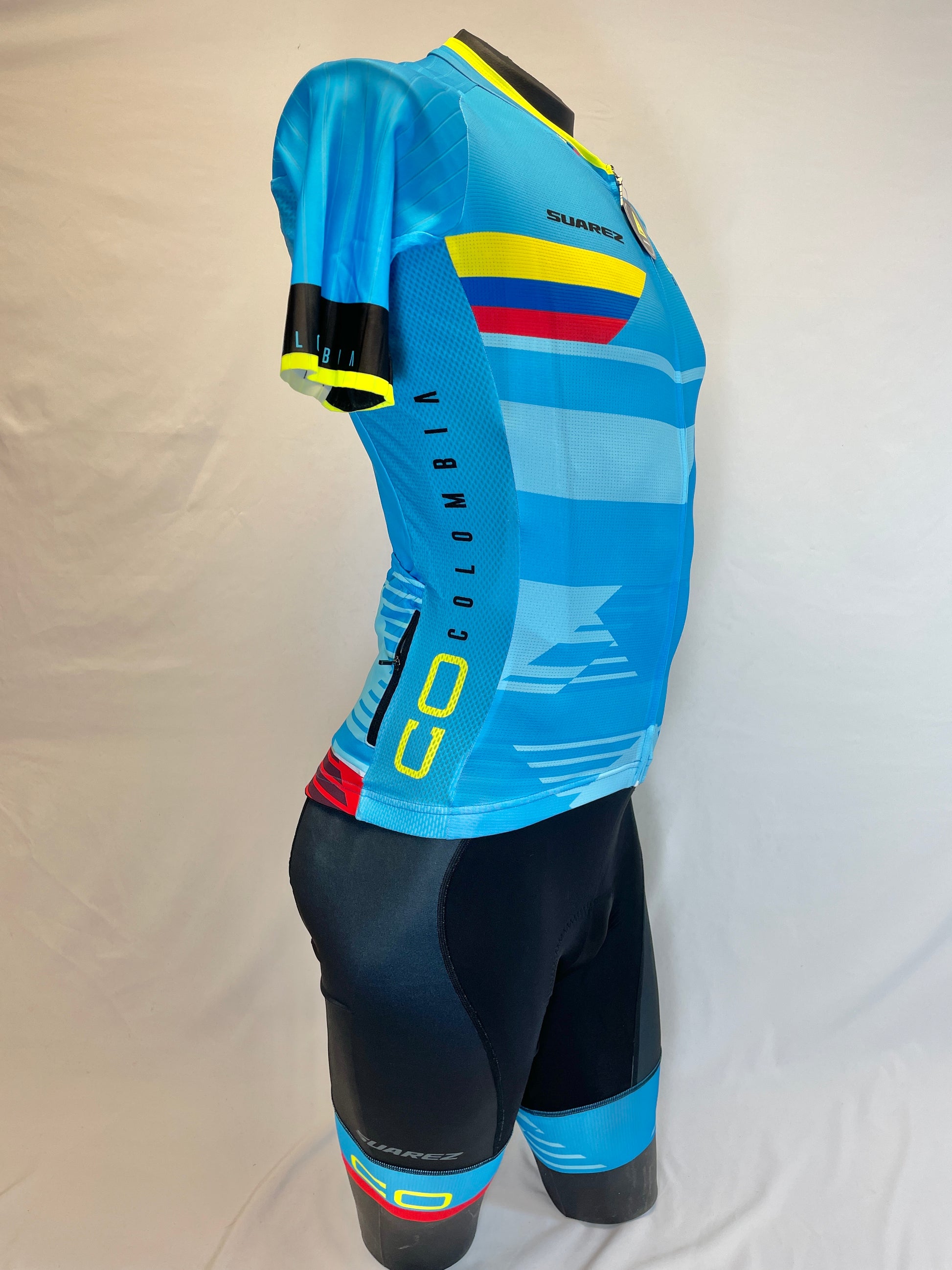 2017 Colombian Collection Jersey in Blue - Made in Columbia | Cento Cycling