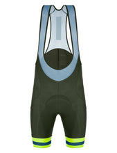 Karma Kinetic Mens Cycling Bib Shorts - in Military Green by Santini | Cento Cycling