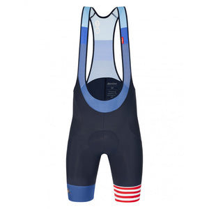 2021 La Vuelta Altu D'el Gamoniteiru Bib Shorts Made in Italy by Santini | Cento Cycling