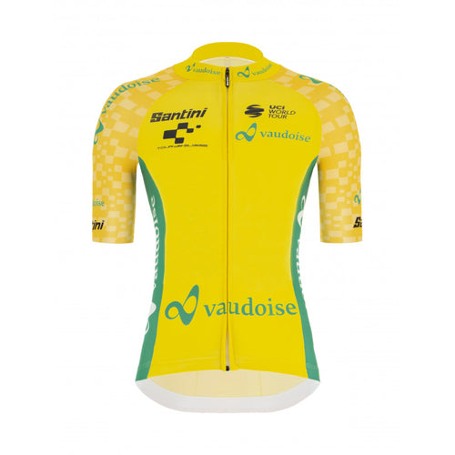 2021 Tour de Suisse Leader's Jersey Made in Italy by Santini | Cento Cycling