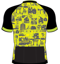 San Vicente Mens Short Sleeve Cycling Jersey in Lime by GSG