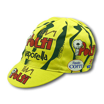 1994 Team Polti Vaporella Vintage Professional Cycling Cap by Apis