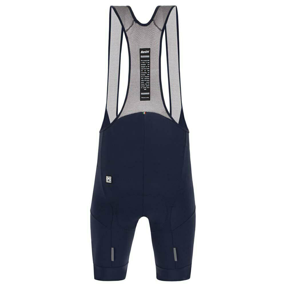 Santini Men's Karma Delta Bib Shorts - Blue | Cento Cycling