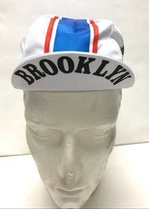 Brooklyn Cycling Cap in White - Made in Italy by Apis