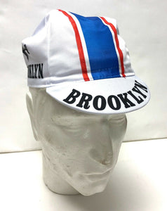 Brooklyn Cycling Cap in White - Made in Italy by Apis