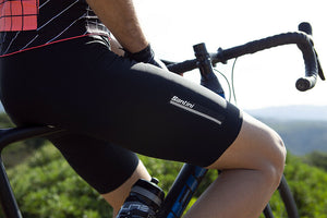 Santini Men's Tono Dinamo Cycling Bib Shorts - Black | Cento Cycling