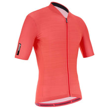 Santini Men's Colore Short Sleeve Jersey - Granatina Pink | Cento Cycling