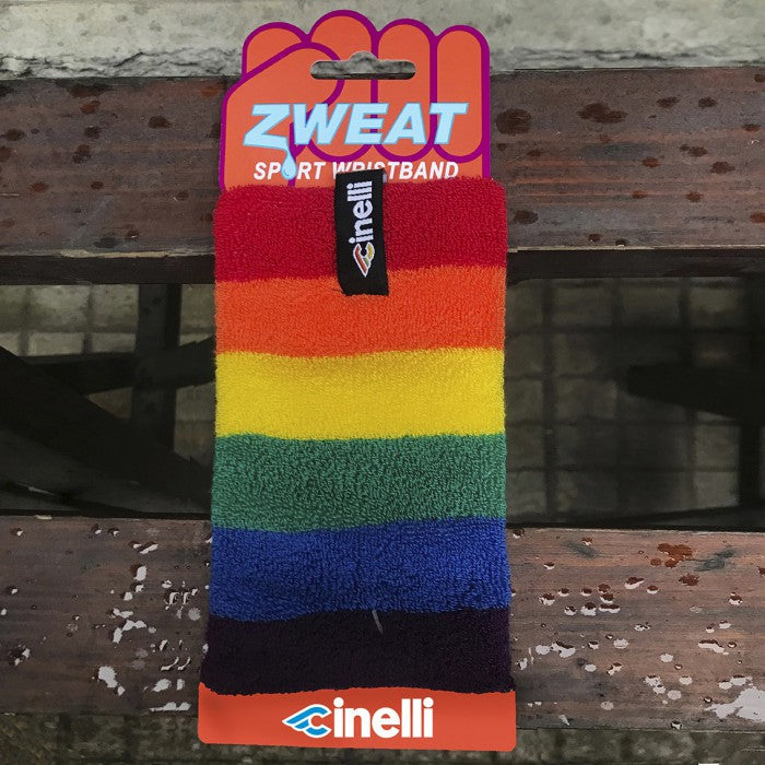 Cinelli Zweat Sport Wristband Rainbow